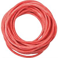CanDo Exercise Tubing, 2, Latex, 25 Foot, Red, Exercise Equipment for at Home or in The Gym, Elastic Resistance Tubing for Dynamic Activities, Bulk Stretch Tubing for Clinics and Professional Use