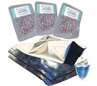 Quart 5 Mil Premium Century Mylar bags with 300cc oxygen absorbers in 10-packs (25) with PackFreshUSA LTFS Guide