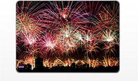Macbook skin fireworks 13in AIR removable vinyl skin decal sticker