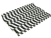 10.25” Black & White Paper Smoothie Straws, 100ct