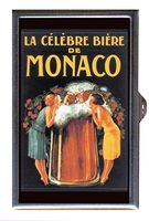 Monaco Beer Vintage Illustration Ad Decorative Pill Box
