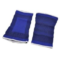 Dimart Outdoor Sports Pullover Style Black Blue Striped Elastic Knee Support Brace Pair