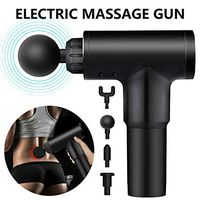 6-Gear Professional Massage Gun Percussion Vibration Muscle, High-Intensity Exercise Muscle Relaxation, Powerful Pure Wave Massager,4 Kits for Massage Full Body, Deep Tissue Massager for Muscle[Black]