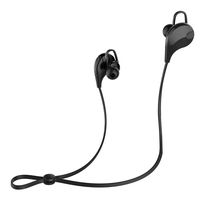 Toysdone Wireless Headphones Stereo Earbuds Wireless Sport Earphones for Running with Mic (6 Hours Play Time, Bluetooth 4.0, IPX4 Sweatproof, Secure Ear Hooks Design) (Jet Black)