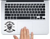 Ravenclaw Quidditch Hogwarts Harry Potter Printed Trackpad Clear Vinyl Decal Sticker Compatible with Apple MacBook Pro Air 11" 12" 13" 15" All Years Laptop Trackpad Keyboard (12" Macbook)