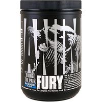 Animal Fury - Pre Workout Powder Supplement for Energy and Focus - 5g BCAA, 350mg Caffeine, Nitric Oxide, Without Creatine - Powerful Stimulant for Bodybuilders - Blue Raspberry - 30 Servings