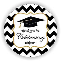 Philly Art & Crafts Graduation Stickers - Graduation Favor Stickers - Graduation Labels - Set of 40 Stickers