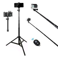 Etubby Telescoping Selfie Stick with Tripod, Phone Holder & Remote, 45-165cm Gopro Monopod Phone Tripod Stand for iPhone Xs Max/X / 8 Plus, Galaxy S10 Plus / S10 / S9, GoPro & Compact Cameras, etc.