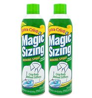 Magic Sizing Spray X-Crisp - Get That Extra Crisp and Extra Polished Look! - Wrinkle Iron Spray for Clothes-Fabric Refresher Spray (Pack of 2-20oz) - Mountain Lavender Scented Ironing Spray