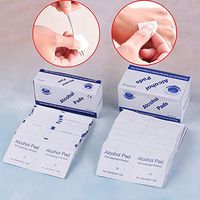Evaxo Alcohol Wet Wipe Disposable Disinfection Prep Swap Pad Antiseptic Skin Cleaning Care Jewelry Mobile Phone Clean Wipe 1 pk. / 100 pcs #N