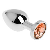 Small Size Metal Crystal ańus Plúg Beads Jewelled B'ut.t Pùgs Toys