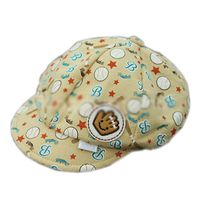 Baby Beret Toddler Sun Protection Hat Infant Floppy Cap Beige Base Ball 3-15M