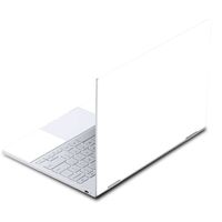 MightySkins Skin Compatible with Google Pixelbook - Solid White | Protective, Durable, and Unique Vinyl Decal wrap Cover | Easy to Apply, Remove, and Change Styles | Made in The USA