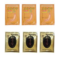 Korean Red Ginseng Pain Relief Gold Patch Saponin Health Pack of 6 (120EA)