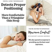 Sleep Aid, Anti Snoring Devices, Snoring Solution, Snore Stopper for Women & Men Includes Chin Strap & Nasal Aspirator Nose Vents. 2 Anti Snoring Device Aids for The Price of 1