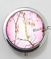 BlackKey Tree Camo 3-Compartment Decorative Pocket Gift Box Case Organizer for Pill, Color 1 -1041