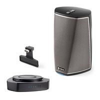 Denon HEOS 1 HS2 Wireless Speaker New Version, Black with Denon HEOS 1 GO Pack New Version, Black