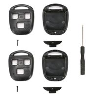 UTSAUTO Replacement For Lexus Key Fob Remote Shell Case Cover Fit For Lexus ES GS GX IS LS LX RX SC FCC-2 Pack