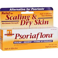 Boericke and Tafel Psoriaflora Topical Cream - Fast Relief for Scaling and Dry Skin - Homeopathic - 1 oz (Pack of 2)