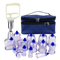 Cupping Therapy Sets 13 Cup Chinese Vacuum Device Cupping Set Different Size with Pump Gun-Massage Therapy Suction Acupuncture
