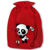 CYMO Golf Panda Print Celebrate Holiday Christmas Gift Bags