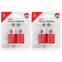 Essential Circuit City C-Cell High Performance Alkaline Batteries (4 Pack)