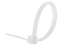 4 Inch Natural Miniature Nylon Cable Tie - 1000 Pack