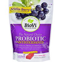 BioVi Probiotic - Antioxidant Blend - Natural Mixed Berry - Improve Digestion and Nutrient Absorption - 30 Soft Chews (Pack of 2)