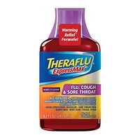Theraflu ExpressMax Flu, Cough & Sore Throat Syrup, Berry Flavor, 8.3 oz