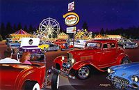 Classic Cars 240-87-4 Artwork Micro Fiber Cleaning Cloth