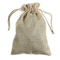 LPHUMEX Burlap Drawstring Gift Bags - 25pcs Gift Bags with Drawstring 5.33.7 Inch, Soft Stand Out Favor Bags, Burlap tie Bags for Treats, Wedding Party Favors, Crafts Business (25pcs Light Brown)