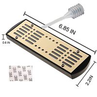 Mr.BoFly Cigar Humidor Humidifier, Medium Size Humidifier for 20-200 Cigars Humidor Cigar Accessories Included The Small Dropper, Stainless Steel + Foam Oasis-Gold