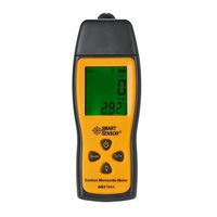 CO Gas Carbon Monoxide Sound Alarm Meter GXG-1987 Handheld Portable Compact LCD Carbon Monoxide Meter - Battery Operated - Yellow