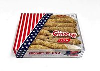 Premium American Ginseng - Medium Size Long (4 oz. Box)