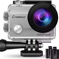 Crosstour Dash Cam 1080P FHD Mini in Car Dashboard Camera with Park Mode, G Sensor, F1.8 Super Big Aperture, 3 Inch LCD, 170°Wide Angle, HDR, Motion Detection, Loop Recording