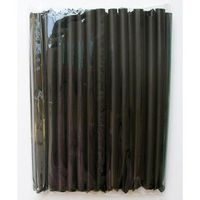 350 pcs BLACK Boba Bubble Tea Straws - approx. 9" x 0.4"