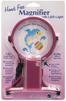 Hemline Hands Free Craft Neck Magnifier With Light