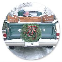 Pick Up Christmas Envelope Seals - Set of 144 Self-Adhesive, Flat-Sheet, 1-1/2" Sticker Seals, By Colorful Images