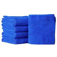 LEANO Microfiber Cloth Cleaning Towels (Pack of 5 Pieces) for Fine Auto Finishes, Interior, Kitchen, Bathroom Paper Towels