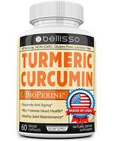 Turmeric Curcumin Supplement Capsules with Bioperine Joint Support and Pain Relief Organic All Natural Antioxidant Gluten Free Lactose Free Non-GMO Pills Made in USA