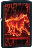 Zippo Horse Fire Outdoor Indoor Windproof Lighter Custom Personalized Engraved Message on Backside