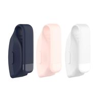 TenCloud 3-Pack Clip Holder for Inspire HR/Ace 2 Fitness Tracker Compatible with Fitbit Inspire hr Smartwatch Case Accessory (Blue+White+Pink)