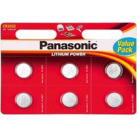 Panasonic CR2032 Lithium Coin Battery (12 Batteries)