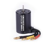 Shaluoman 3650 3900KV Brushless Motor for 1/8 1:8 1/10 1:10 RC Car Truck Model Parts Black