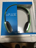 mPulse Rock Bluetooth Wireless Foldable Stereo Headphone for Wireless Music Streaming for iPhone, Samsung Galaxy and Bluetooth enabled Smartphones (Green)