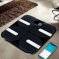 ZZY Bluetooth Body Fat Scale, Digital Bathroom Weight Scale, Body Composition Analyzer with iOS and Android App