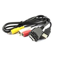 VMC-MD2 VMCMD2 Sony USB & A/V Audio Video RCA Multi-Use Terminal Cable Cord for SONY Cybershot DSC-H20, DSC-HX1, DSC-HX5, DSC-HX5V, DSC-HX55, DSC-H55, DSC-T500, DSC-T900, DSC-TX7, DSC-W210, DSC-W215