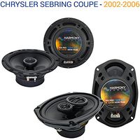 Compatible with Chrysler Sebring Coupe 2002-2006 Factory Speaker Upgrade Harmony R65 R69 New