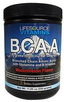 LifeSource Vitamins BCAA Powder 30 Day Supply - Branched Chain Amino Acids. Free Priority Shipping