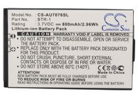 Cameron Sino 800mAh/2.96Wh Li-ion High-Capacity Replacement Batteries for Audiovox CDM-7076 , fits Audiovox BTR1, BTR-1, Utstarcom BTR1